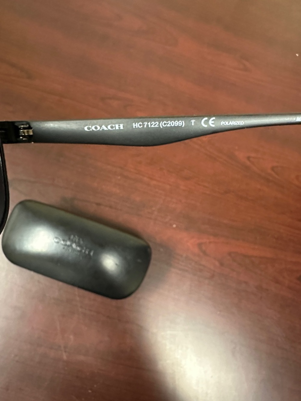 Coach Men's Sunglasses in Black and Gunmetal - Picture 6 of 7